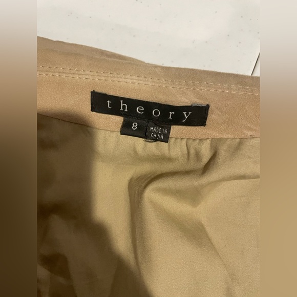 Theory tan suede jacket size 8 - Picture 7 of 11